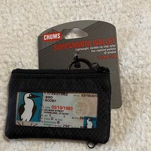Chums Black Surfshorts Wallet